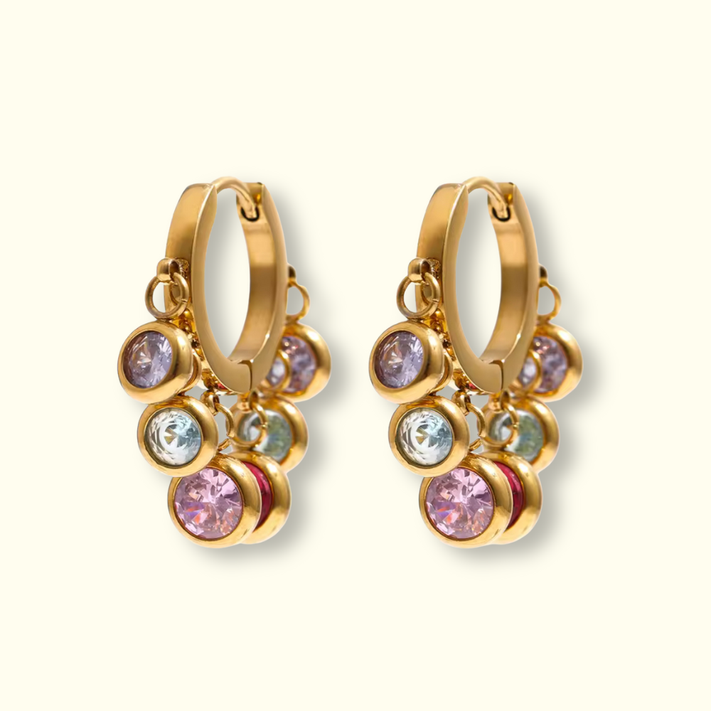 'Ibiza' earrings (colorful)