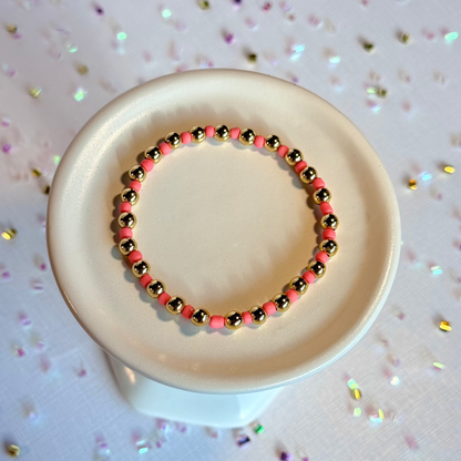 Athens bracelet (shades of pink)